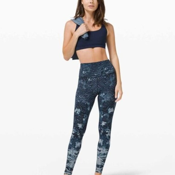 lululemon athletica Pants - Lululemon 28” Align Engineered Leggings | Indigo Lace Starlight | Sz 8